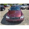 Image 4 : "NO RESERVE" - 2006 MERCEDES-BENZ C 230 BURGUNDY  180467 KMS - D783236