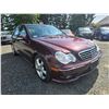 Image 5 : "NO RESERVE" - 2006 MERCEDES-BENZ C 230 BURGUNDY  180467 KMS - D783236