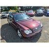 Image 6 : "NO RESERVE" - 2006 MERCEDES-BENZ C 230 BURGUNDY  180467 KMS - D783236