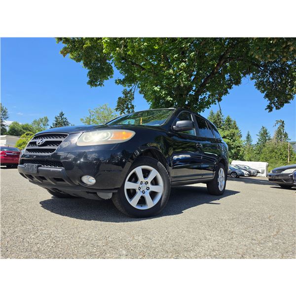 "NO RESERVE" - 2007 HYUNDAI SANTA FE BLACK 267430 KMS - P009125