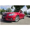 Image 1 : "NO RESERVE" - 2012 CHEVROLET CRUZE RED 265119 KMS - J403035
