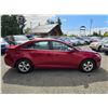 Image 8 : "NO RESERVE" - 2012 CHEVROLET CRUZE RED 265119 KMS - J403035