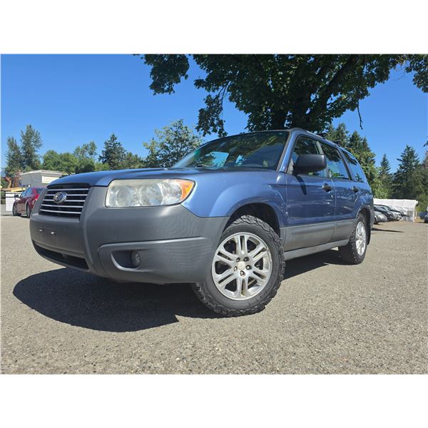 DUNCAN - 2007 SUBARU FORESTER BLUE 322728 KMS - P743353