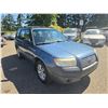 Image 4 : DUNCAN - 2007 SUBARU FORESTER BLUE 322728 KMS - P743353
