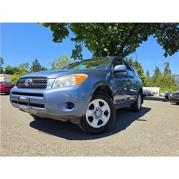 "NO RESERVE"- 2008 TOYOTA RAV4 BLUE 247514 KMS - D060811