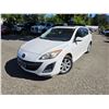 Image 2 : "NO RESERVE " - 2010 MAZDA MAZDA3 WHITE  163669 KMS - D304691