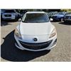 Image 4 : "NO RESERVE " - 2010 MAZDA MAZDA3 WHITE  163669 KMS - D304691