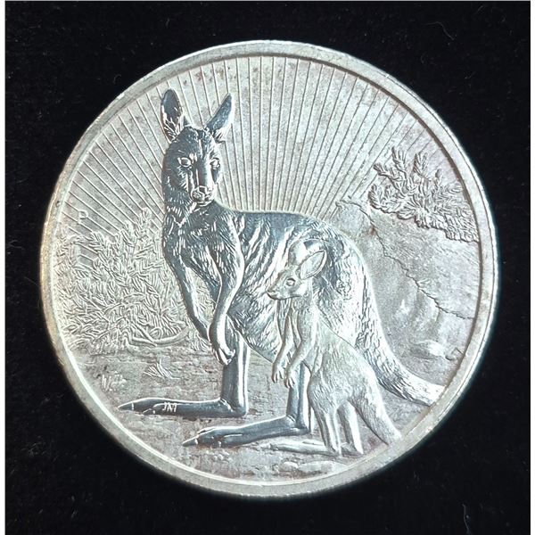 2023 Australia 2 Oz. 9999 Silver $2 Kangaroo Coin