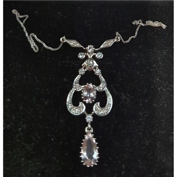 VTG 14 Kt. White Gold Necklace (6.35 Grams)