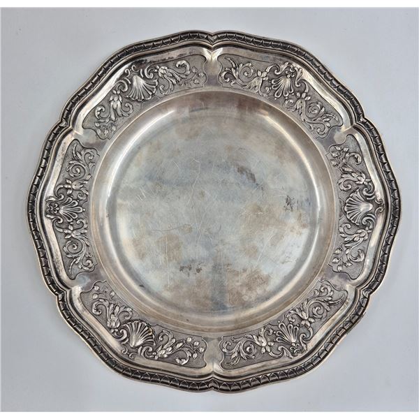 Antique Bossard & Sohn 875 Silver Plate (534 Grams)