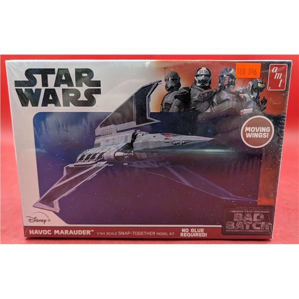 Sealed AMT Star Wars: The Bad Batch Havoc Marauder Snap-Together Model Kit
