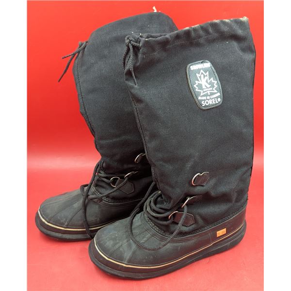 Pair of Sorel Snow Lion Boots Made in Canada