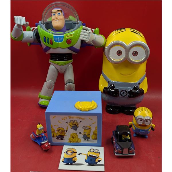 Minion & Buzz Lightyear Toy Lot