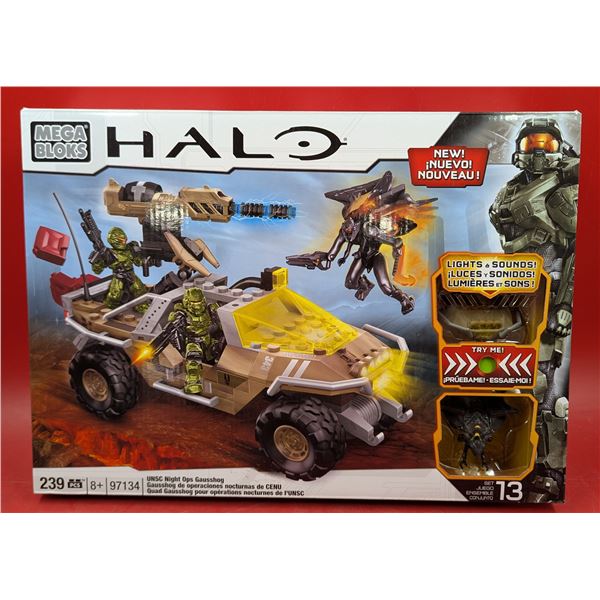 Sealed Mega Bloks Halo UNSC Night Ops Gausshog Set