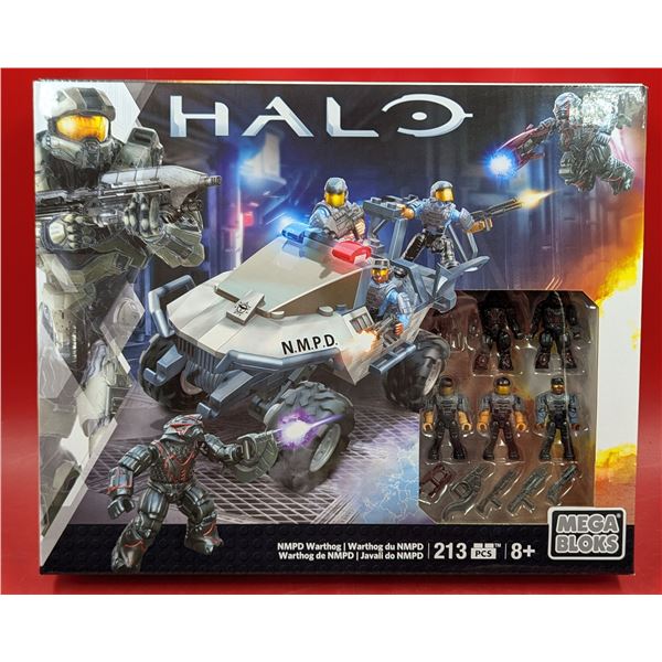 Sealed Mega Blokss Halo NMPD Warthog Set