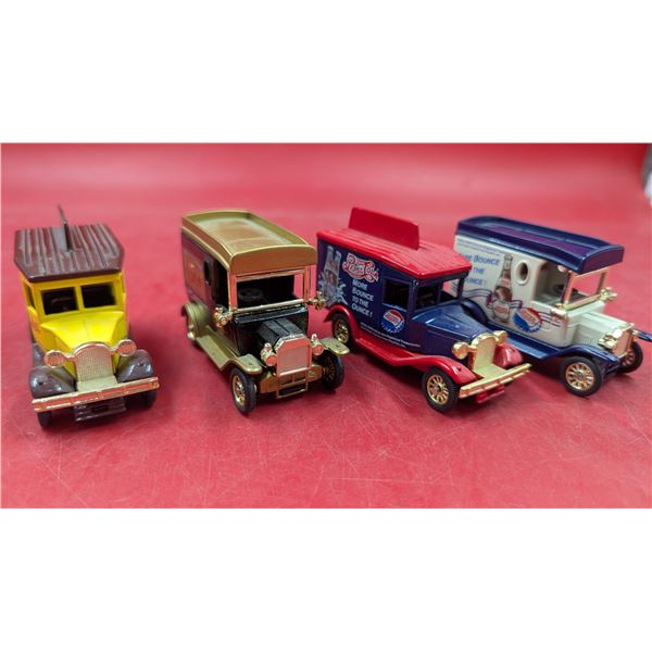 4 Diecast Pepsi-Cola Vehicles