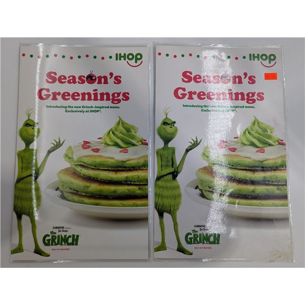 2 Grinch-Inspired IHOP Menus