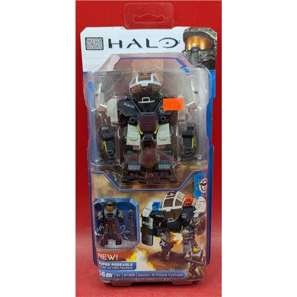 Sealed Mega Bloks Halo Sector 12 Police Cyclops Set