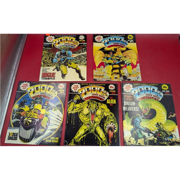 Lot of 2000 AD ft. Judge Dredd Comics