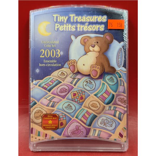 Sealed Royal Canadian Mint Tiny Treasures 2003 Uncirculated Coin Set