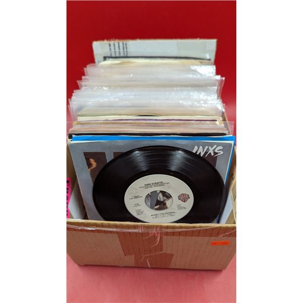 Lot of Assorted 45 RPM Vinyl Records
