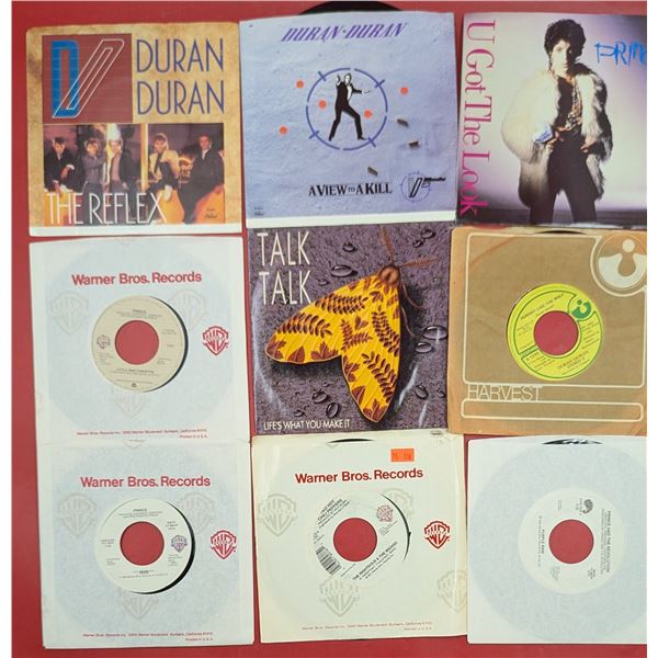 Lot of Assorted 45 RPM Vinyl Records