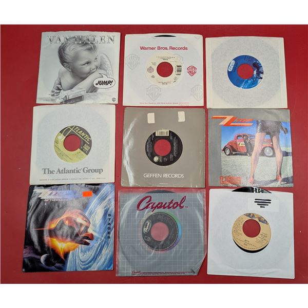 Lot of Assorted 45 RPM Vinyl Records