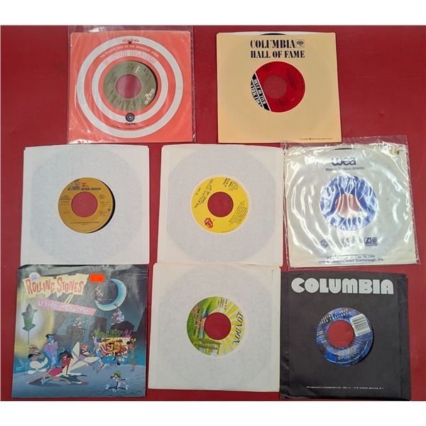 Lot of Assorted 45 RPM Vinyl Records