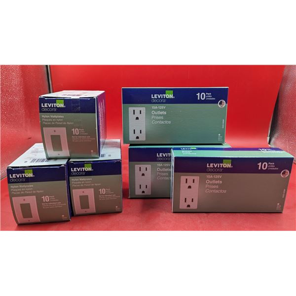 Lot of Nylon Wallplates & Outlets