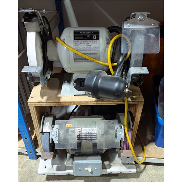 2 Bench Grinders (Samona & Foremost Machinery)