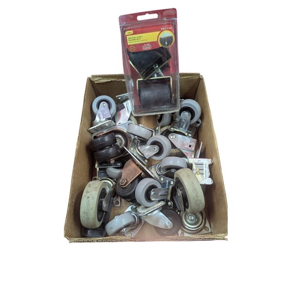 Lot of Assorted Casters