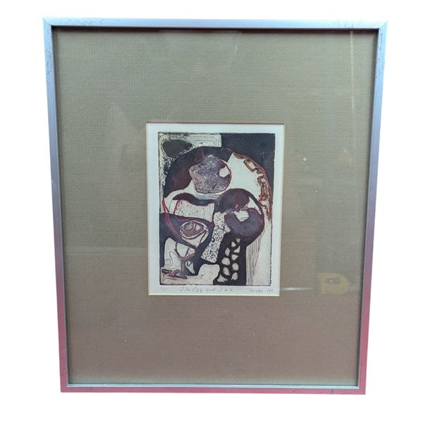 Framed & Signed "The Egg and I #2" Print by Ruder (2/5)