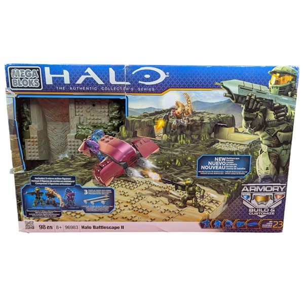 Open but Complete Mega Bloks Halo Battlescape II Set