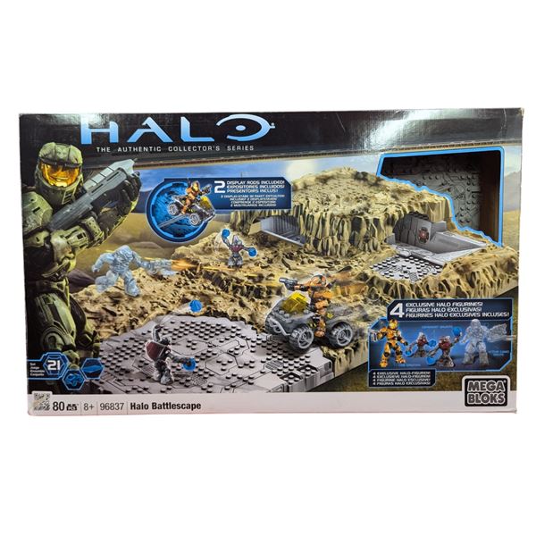 Open but Complete Mega Bloks Halo Battlescape Set