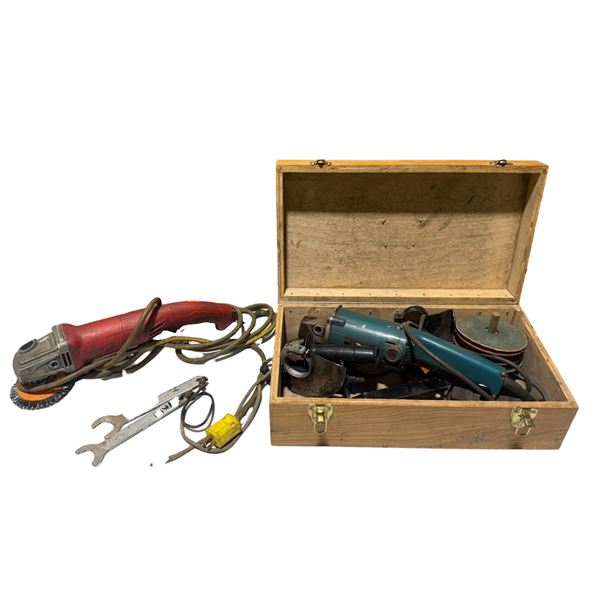 2 Grinders (Milwaukee & Makita)