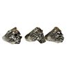 Image 4 : Lot of 5 Biker Rings
