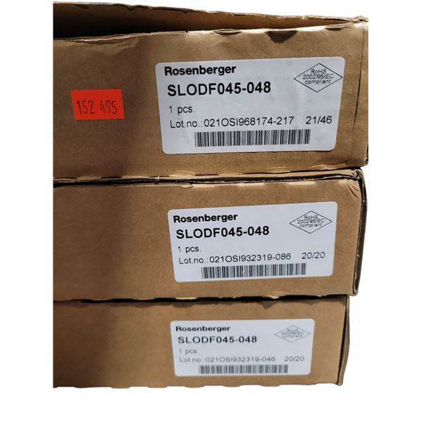 3 New Rack Mount Junction Boxes