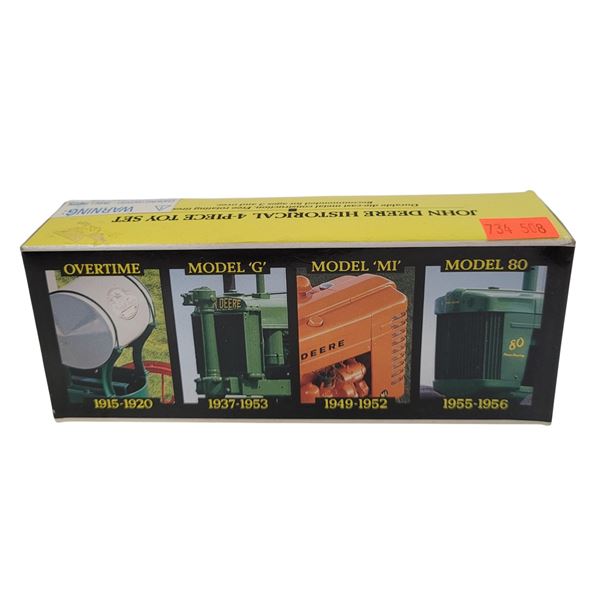 Ertl John Deere Historical 4-Piece Toy Set