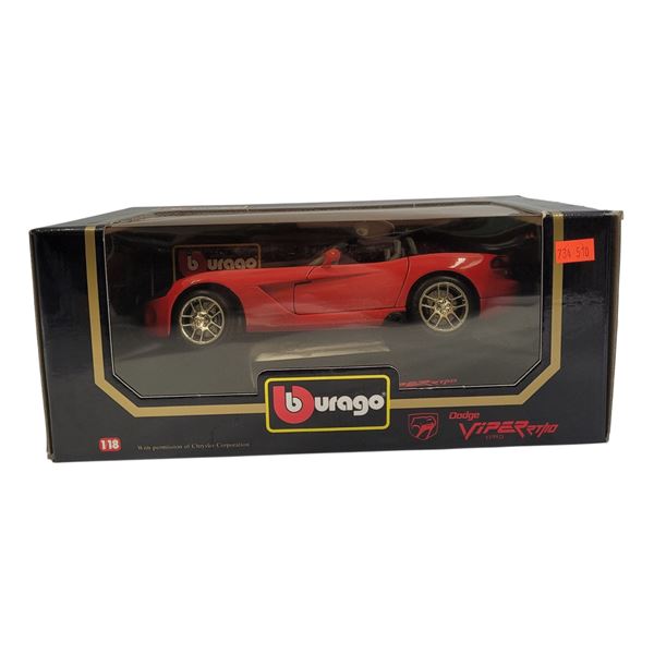 Burago Diecast 1/18 Scale 1992 Dodge Viper RT/10