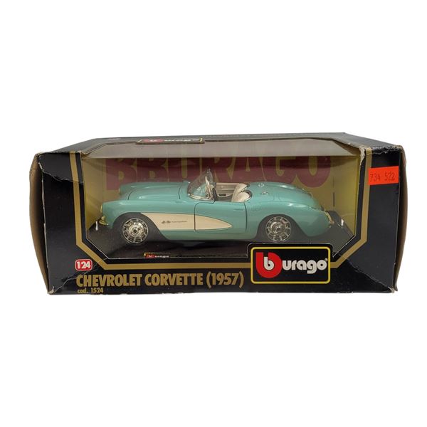 Burago Diecast 1/24 Scale 1957 Chevrolet Corvette