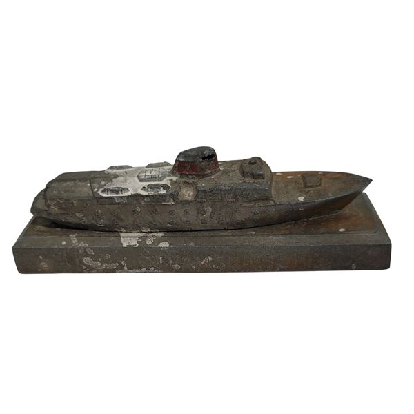 Metal Vancouver Union Steamships Advertising Paperweight