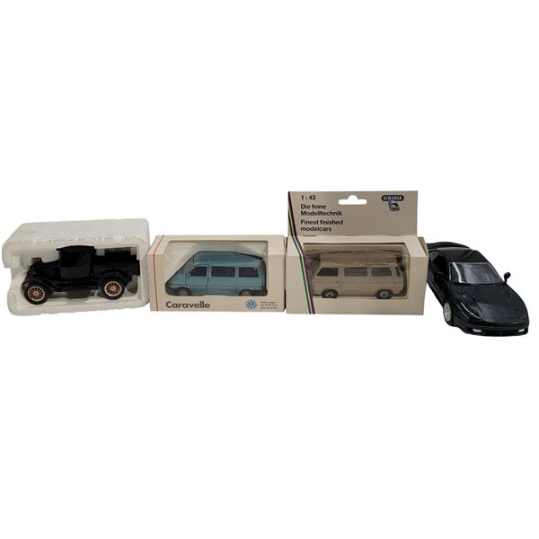 Lot of Diecast Vehicles w/ Volkswagen Van
