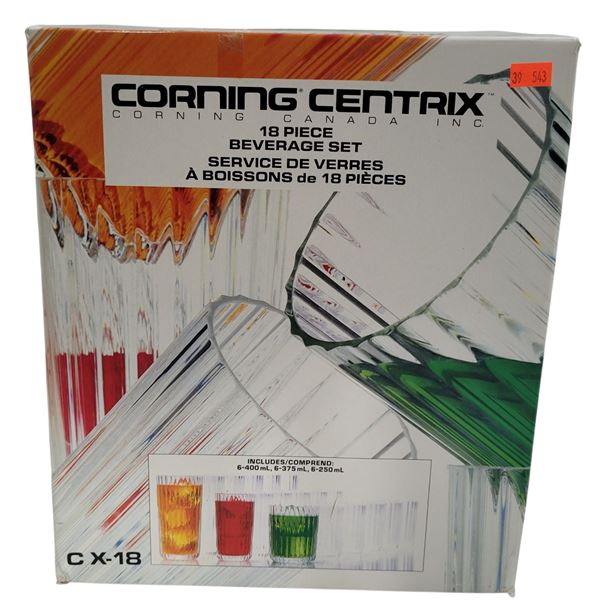 Corning Centrix 18 Pc. Beverage Set