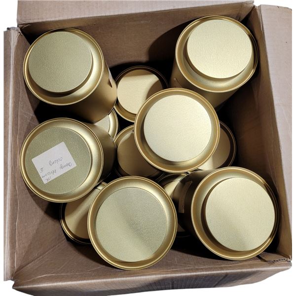 Lot of Cannisters w/ Assorted Teas