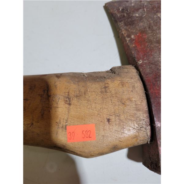 Machete & Wood-Handled Axe