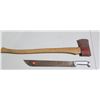 Image 2 : Machete & Wood-Handled Axe