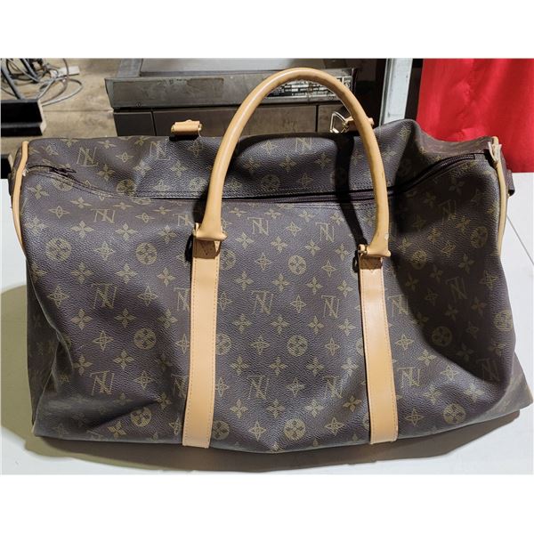 Brown & Tan Duffle Bag