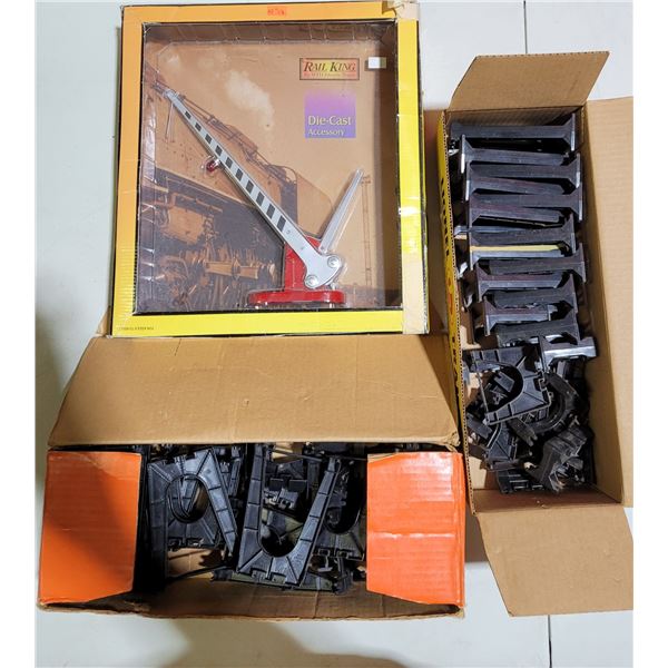 Model Railroad Trestles & Diecast Crane