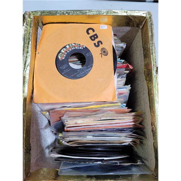 Lot of Assorted 45 RPM Vinyl Records