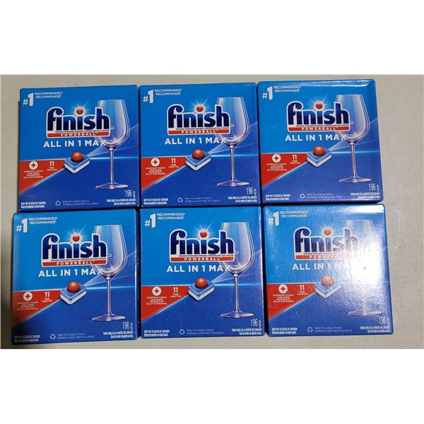 Lot of Finish Powerball All in 1 Max Dishwasher Detergent Tabs